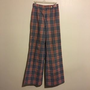 Koret of California Vintage Plaid Bell Bottoms